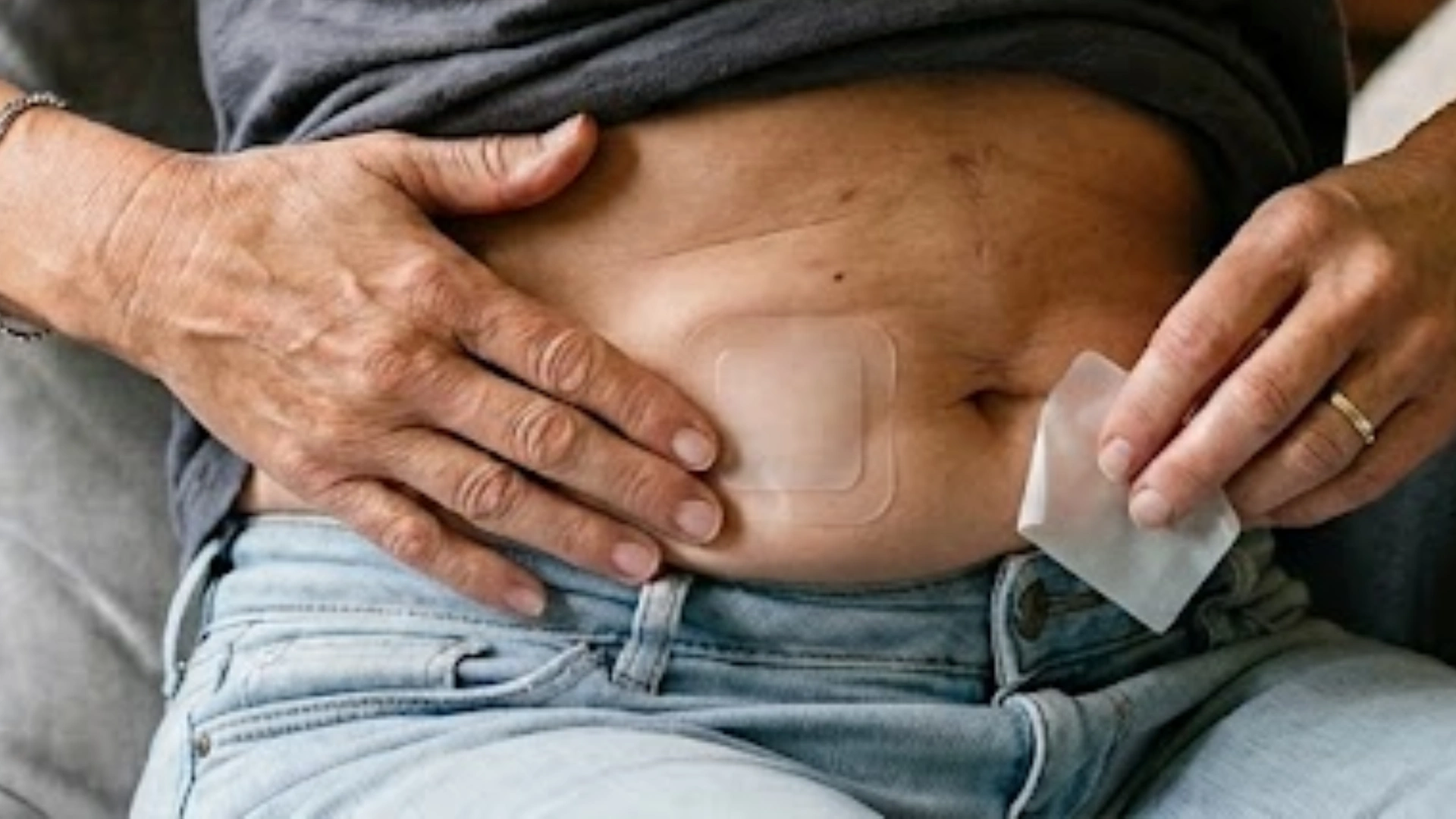 appling an estrogen patch