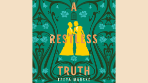 gay romance book cover for a restless truth with shipboard mystery magic secrets and romance afloat