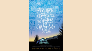 gay romance book cover for aristotle and dante dive into the waters of the world and family love