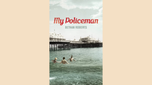 gay romance book cover for my policeman with 1950s brighton secrecy longing and hidden love