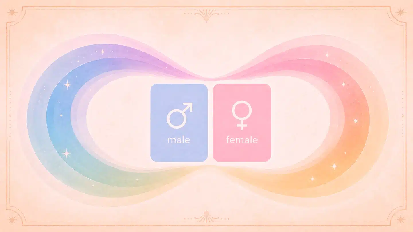 _spectrum beyond the binary of genders to show that there are more than just two binary to follow