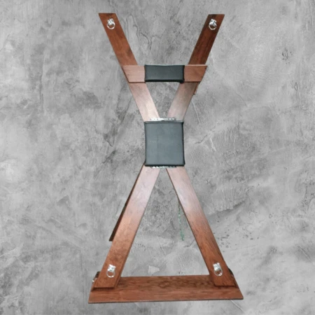 A St. Andrew's Cross, showing the type of a DIY sex furniture