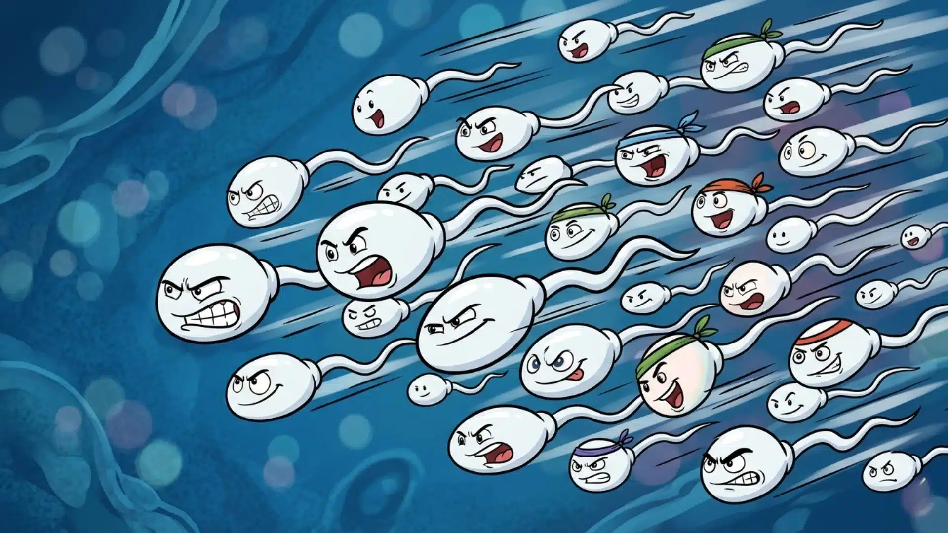 what is shooting blanks sperm