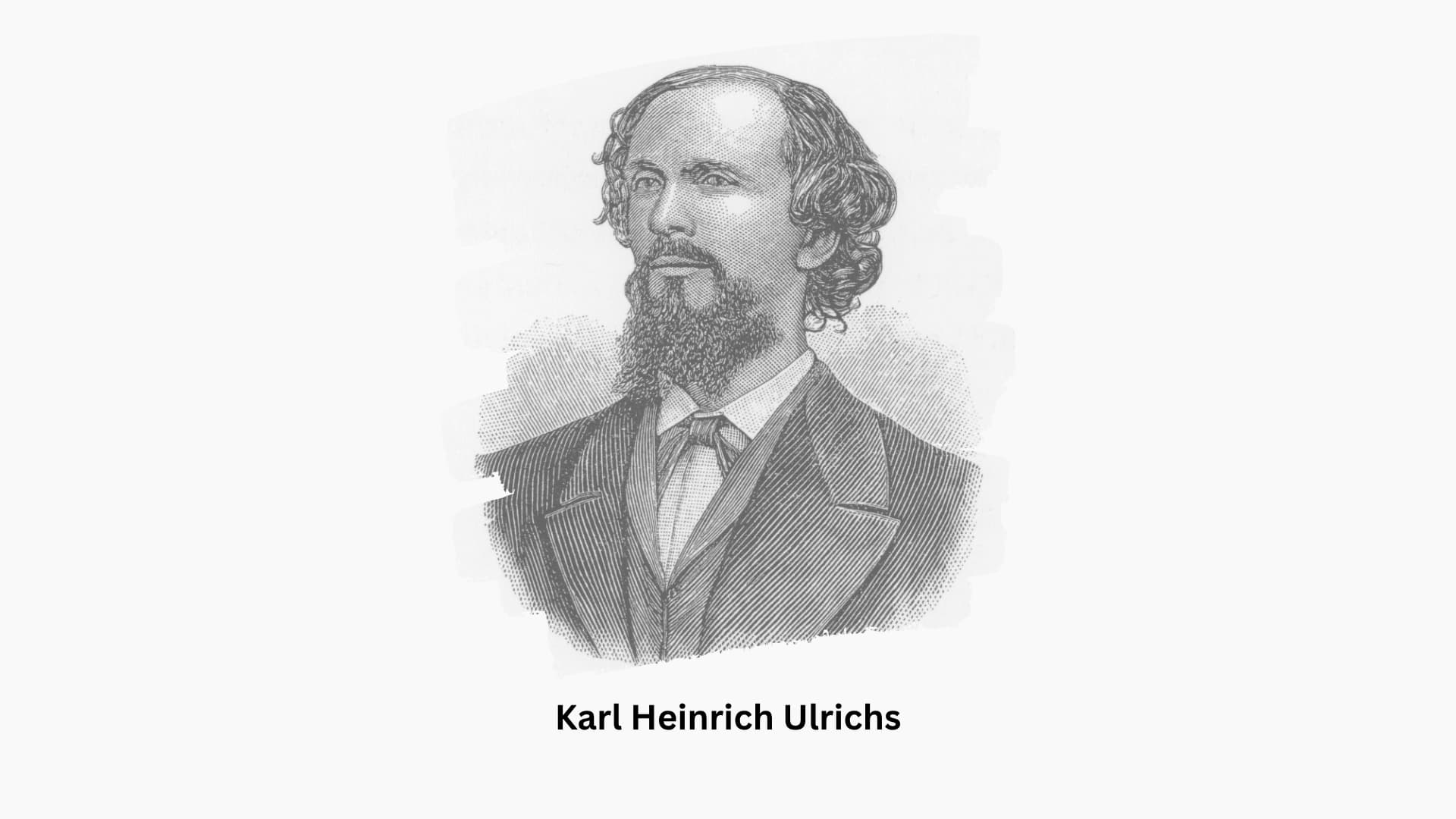 who was the first gay person often points to karl heinrich ulrichs shown in this historical portrait